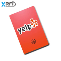 Carte de haute qualité NFC brillant EV 1K numéro UID carte-clé RFID carte à puce sans contact