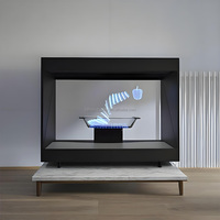Vitrine holographique simple face à 180 degrés Vitrine 3D Écrans de projection LED/LCD Télécommande en métal pour lunettes