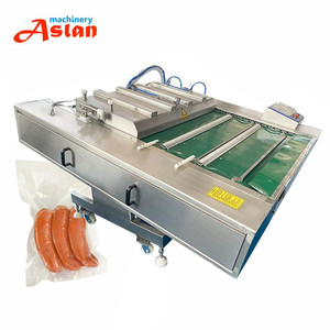 Machine d'emballage sous vide continue commerciale / Machine d'emballage sous vide automatique pour rouler les tiges de bambou - Product Image 1
