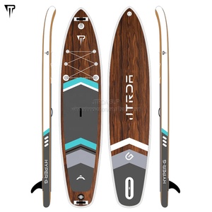 JTRDA personalizado soplado <span class=keywords><strong>de</strong></span> diseño <span class=keywords><strong>de</strong></span> madera <span class=keywords><strong>comprar</strong></span> Stand Up madera Paddle Board inflable SUP Paddle Board con grano <span class=keywords><strong>de</strong></span> madera - Product Image 4