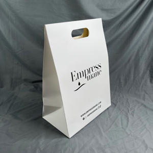 Bolsas de Papel con Diseño de Logotipo Personalizado, Bolsas de Regalo, Bolsas de Compras con Asa Troquelada para Pequeñas Empresas - Product Image 6