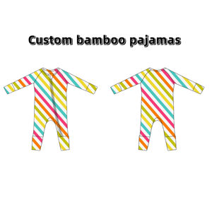 कस्टम बांस बेबी पजामा की जैविक मुलाकात के लिए बेबी बेबी पजामा - Product Image 2