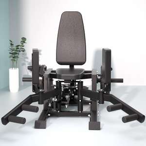 <span class=keywords><strong>Machine</strong></span> d'<span class=keywords><strong>abduction</strong></span> et d'adduction des hanches à plaques de poids pour salle de sport, qualité commerciale, entraîneur de cuisses intérieures/extérieures, entraînement des fessiers et des jambes - Product Image 3