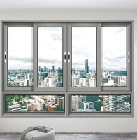 Ventana Abatible Interior Serie 60 Sohi, Directo de Fábrica, Acero Plástico, Resistente a la Presión, para Almacenes, Áticos y Balcones