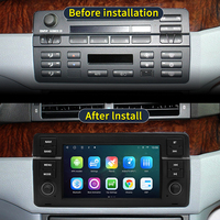 Reproductor Multimedia para Auto STWEI de 7 Pulgadas con Android AUTO y Carplay, Radio, Bluetooth, Navegación GPS para BMW Serie 3 E46, Música RDS