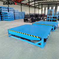 Rampe de quai électrique pour conteneurs avec niveleur fixe et pont renforcé pour travaux en usine ciment