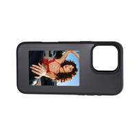 Coque de téléphone NFC E-Link en TPU, vente en gros d'usine, avec écran Ultra HD de 3,97 pouces, support magnétique pour photos DIY, protection intégrale 360° Pro Max pour