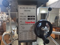Machine à percer et à fraiser industrielle ZX6350C, outil universel vertical/horizontal pour le travail des métaux
