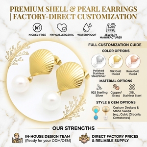 Pendientes <span class=keywords><strong>de</strong></span> Acero Inoxidable Personalizables Qings, Venta al por Mayor Directa <span class=keywords><strong>de</strong></span> Fábrica, Fabricante ODM OEM - Product Image 1