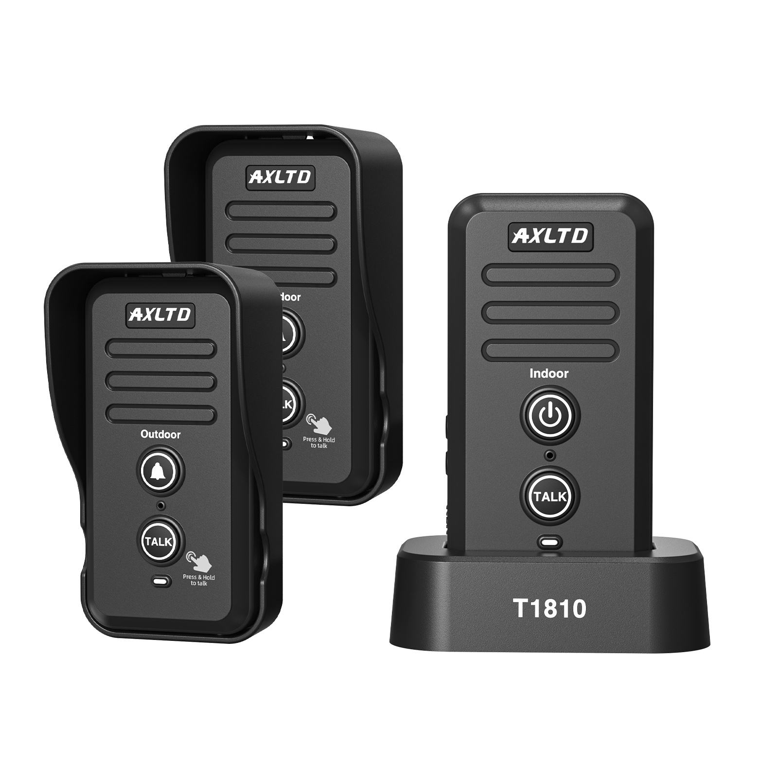 Black (2 x Outdoor + 1 x Indoor)