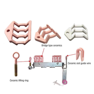 מדריך חוט קרמי במהירות גבוהה עבור מכונות טקסטיל סריגה כולל וו חוטי חיישן וו חוצה מדריך פלסטיק - Product Image 2