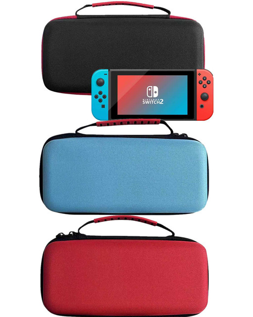 Waterproof EVA for for Nintendo Switch 2-Protective Durable Carry Bag 30x16x13cm Multi-Color Storage Solution