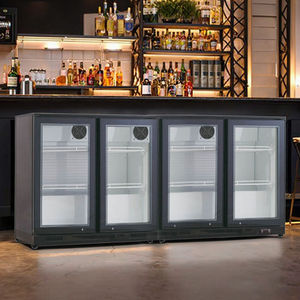 Mini-réfrigérateur de bar commercial de 1,8 m, de qualité supérieure, quatre portes, pour boissons et bières, style rétro, vente en gros - Product Image 1