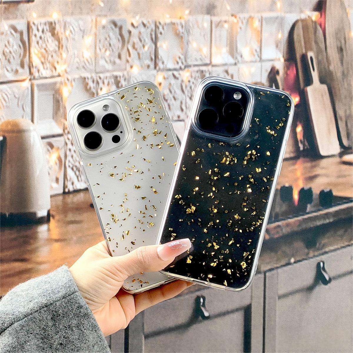 Resina Epoxi - Lámina Dorada Transparente