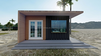 Maison duplex préfabriquée de 60 mètres carrés avec salle de bain, 2 chambres, maison préfabriquée moderne de luxe, autres constructions