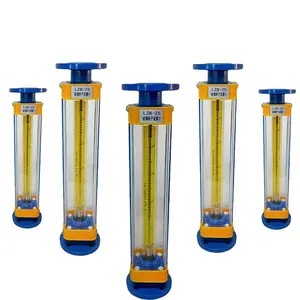 Kustom plastik harga indikator aliran air jarak tinggi digital cairan gas air kaca pipa aliran rotometer untuk air