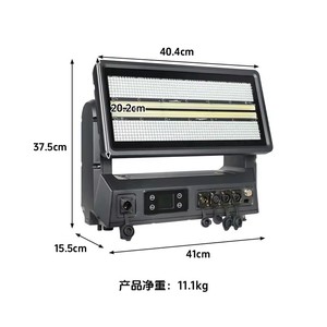 ไฟ3In1สีแบบ <span class=keywords><strong>RGB</strong></span> LED 1000W กันน้ำไฟเวทีไฟขยับหัวสำหรับงานแต่งงานไนท์คลับ - Product Image 3