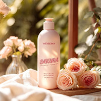 Gel Douche Éclaircissant à la Niacinamide en Gros Direct Usine, Gel Douche Nettoyant en Profondeur Bio à la Fleur de Cerisier