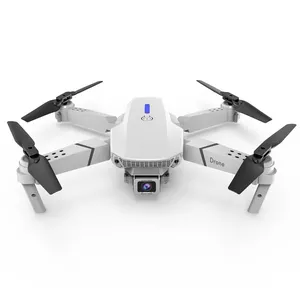 E88 Drone Waktu Terbang 45 Menit 4K HD Kamera Ganda Empat Sumbu Pesawat Fantom 4pro Drome