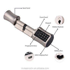 Intelligente Sistema di Tuya APP Serratura Keyless Collegato BLE Carta di Impronte Digitali Senza Trapano Nuovi Fori Conveniente Installare Operare - Product Image 3