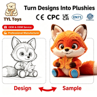 Usine de jouets en peluche personnalisés, conception 1:1, renard multi-animaux pour cadeau de rentrée scolaire, marchandises de marque OEM ODM