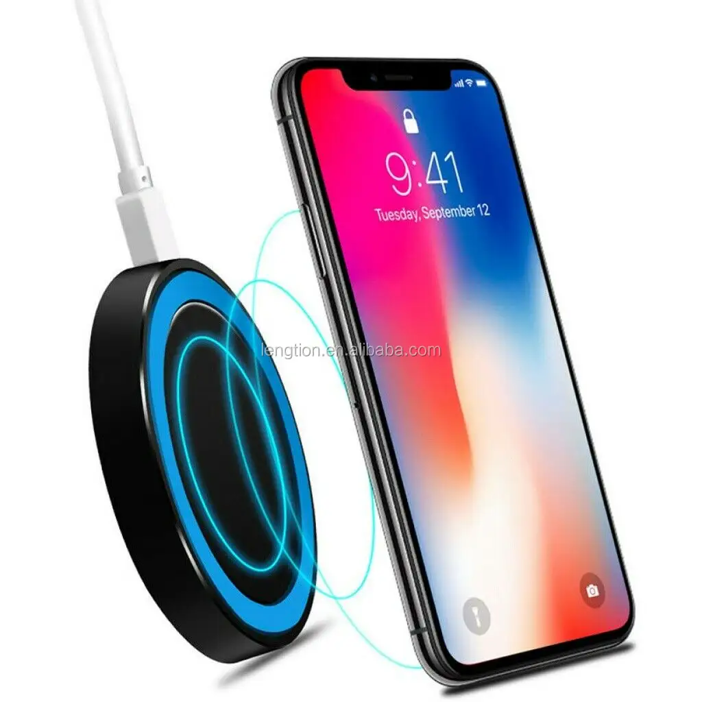 Qi Wireless Fast Charger Dock Charging Pad For iPhone 8 X XS XR Galaxy S8 S9 S10