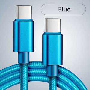 Nylon Braid Fast Charging Data <b>Cable</b> 1M Type-C to Type-C Fast Charging <b>Cable</b> for Phone Tablet - Product Image 5