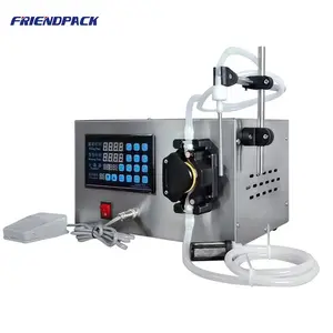 GFK680 Single Nozzle Automatic Pedal Control Peristaltic Pump Drive Desktop Small Liquid Bottle Filling Machine Filler