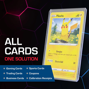 Protectores de Cartas de Plástico Duro de Alta Calidad |   Porta Tarjetas Promocionales Sellado sin Cierre para Tarjetas Pokémon y Yu-Gi-Oh - Product Image 4