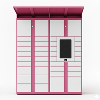 Casier intelligent robuste pour colis d'appartement, armoire de livraison extérieure pour la livraison et le retrait dans les immeubles résidentiels