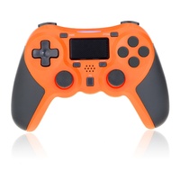 Factory Vibration Wireless BT Game Controller Joystick Gamepad con controlador de 6 ejes para PS4 y PC USB con teclas de extensión
