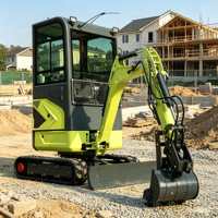 Mini-excavatrice sur chenilles portable neuve de 1,6 tonne, diesel, pour serres et travaux agricoles - Vente chaude usine