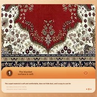 Tapis de prière en velours personnalisé, vintage, antidérapant, lavable, tapis de culte pour la prière islamique, décoration de la maison