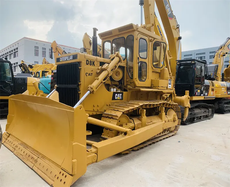 Caterpillar bulldoser buatan Jepang impor D8K bulldozer kucing D4H D7H D8N Crawler bulldoser untuk harga murah