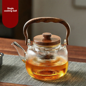 กาน้ำชาแก้ว YIJING ขนาดใหญ่ ดีไซน์คลาสสิก เป็นมิตรกับสิ่งแวดล้อม ทนทาน สไตล์จีนใหม่ ทนความร้อน ทนไฟ ใช้กับเตาได้ - Product Image 4