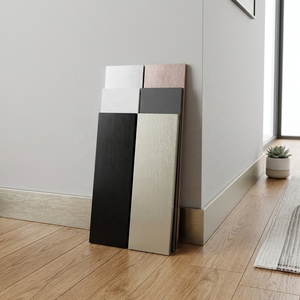 Plinthe en aluminium avec système de <span class=keywords><strong>fixation</strong></span> dissimulé, design minimaliste pour bâtiments - Product Image 4