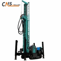 Machine de forage de puits à moteur diesel, plateforme de forage hydraulique pour puits d'eau de 280 m