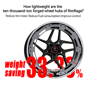 Cerchi in Lega Forgiati AL13 D014-109R a 3 Pezzi per BMW M440i, Audi S5, Mercedes C43 AMG, Porsche Taycan, VW Arteon, 19-22 Pollici, 5x114.3 - Product Image 2