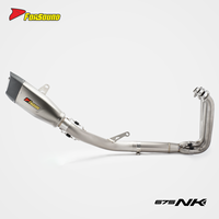 Système d'échappement de moto Forsound Factory à prix de gros, silencieux arrière 3D Forerunner, système slip-on pour CFmoto 675NK 675SR
