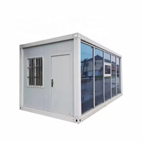 Usine-Préfabriqué Amovible Flat Pack Conteneur Petites Maisons Cabine Bureau Living Pods Prêt Expédition Kit Maisons pour Bureau Chambre