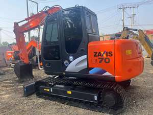 Mini-excavatrice d'occasion, excavatrice japonaise d'occasion Hitachi70 de 7 tonnes, excavatrice Hitachi60 de 6 tonnes avec CE/EPA, faible nombre d'heures, chenilles hydrauliques - Product Image 3