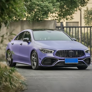 Entourant adapté pour Mercedes Benz <span class=keywords><strong>CLA</strong></span> classe W118 modifié CLA45 entourant la mise à niveau AMG pare-chocs avant, pare-chocs de gorge de queue - Product Image 2