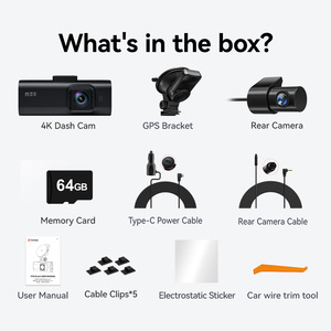 Redtiger Distributor F7N-Touch 4K+1080P Dual GPS Touch Screen Front and Rear <b>Dash</b> Cam <b>Camera</b> With Wifi - Product Image 2