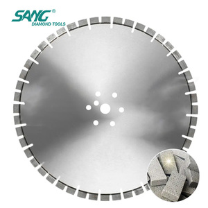 Lame <span class=keywords><strong>de</strong></span> scie murale diamantée professionnelle SANG OEM Heavy Duty, soudée au laser, pour la découpe du béton fortement armé - Product Image 3