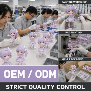 Figura Coleccionable de Vinilo de Chica Mágica Personalizada, Juguete Artístico de PVC, Diseño Original, Fabricante OEM ODM Directo de Fábrica - Product Image 2