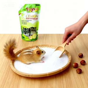 Sable de bain 100 % naturel pour hamsters et chinchillas de Dongnai PETS Factory, infusé à la lavande, contrôle des odeurs, fabriqué à partir de dolomite - Product Image 1