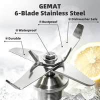 Hoge Snelheid Zware Commerciële Blender 3HP Binatone Mixeur Fruit Blender Licuadora
