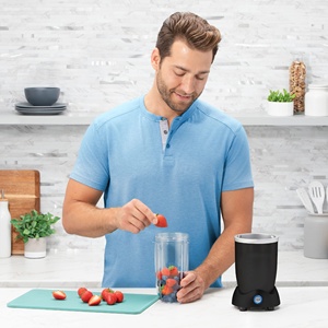 400W Glass Jug and Grind Cup High Speeds 2 in 1 Blender Mixeur Licuadora with Mixer - Product Image 4