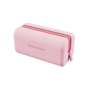 Beau Fly Wholesale Custom Packaging New Square Candy Color Silicone Makeup Bags Waterproof Portable Cosmetic Storage Bag