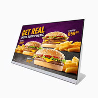 Moniteur d'affichage LCD interactif 4K de 21.5 pouces Écran de prix de menu de signalisation numérique pour l'utilisation d'ascenseur d'affaires libre-service de restaurant